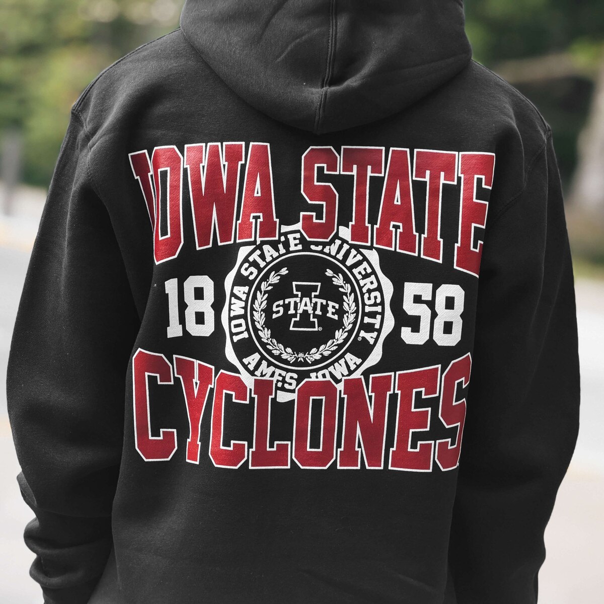 Gear I-State 1858 Seal Black 2-Sided Full-Zip Hoodie